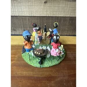 Yankee Candle Jar Holder And Topper Ants Summer Picnic Cookout -flaws